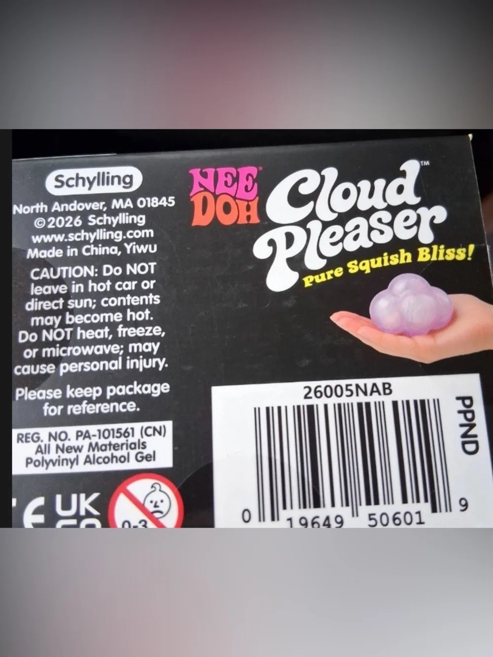 NEEDOH Cloud Pleaser Pure Squeezable Pink Squishy